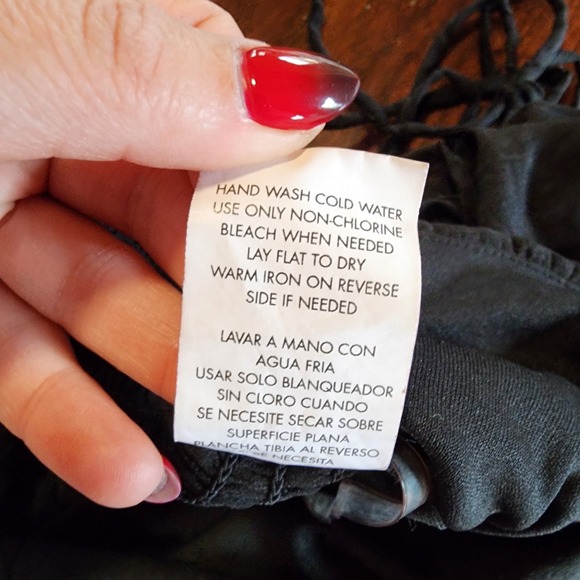 Y2K Speechless Babydoll Dress Cottage Coquette Dainty Romantic Size Medium Black - Picture 7 of 8